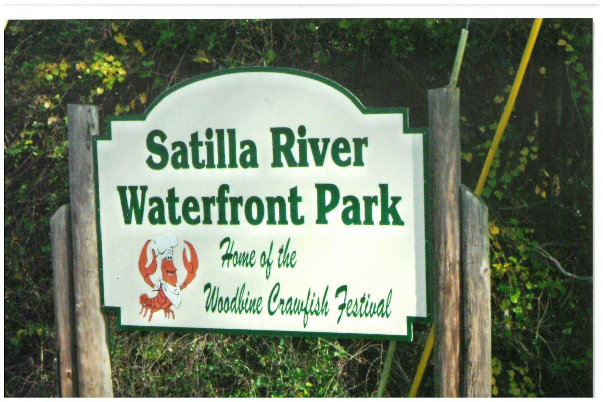 Satilla Waterfront Entrance Sign